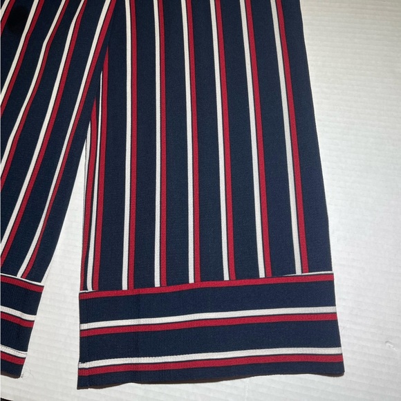 Teeze Me Red, White & Blue Striped Jumpsuit Size 5/6 - Picture 5 of 13